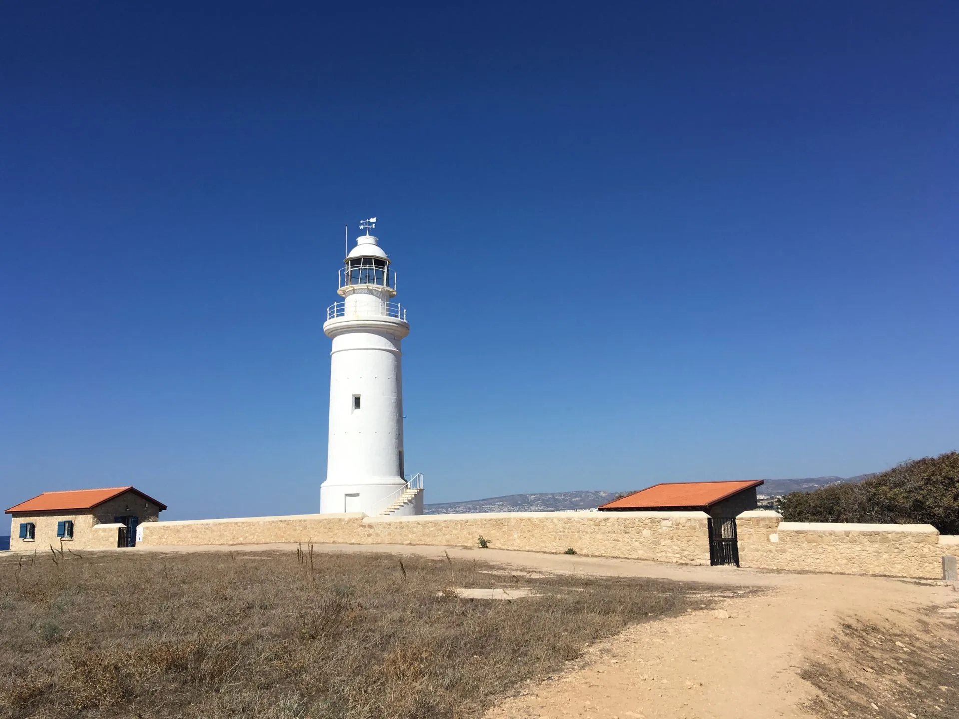 Paphos lighthouse and the archaeological park