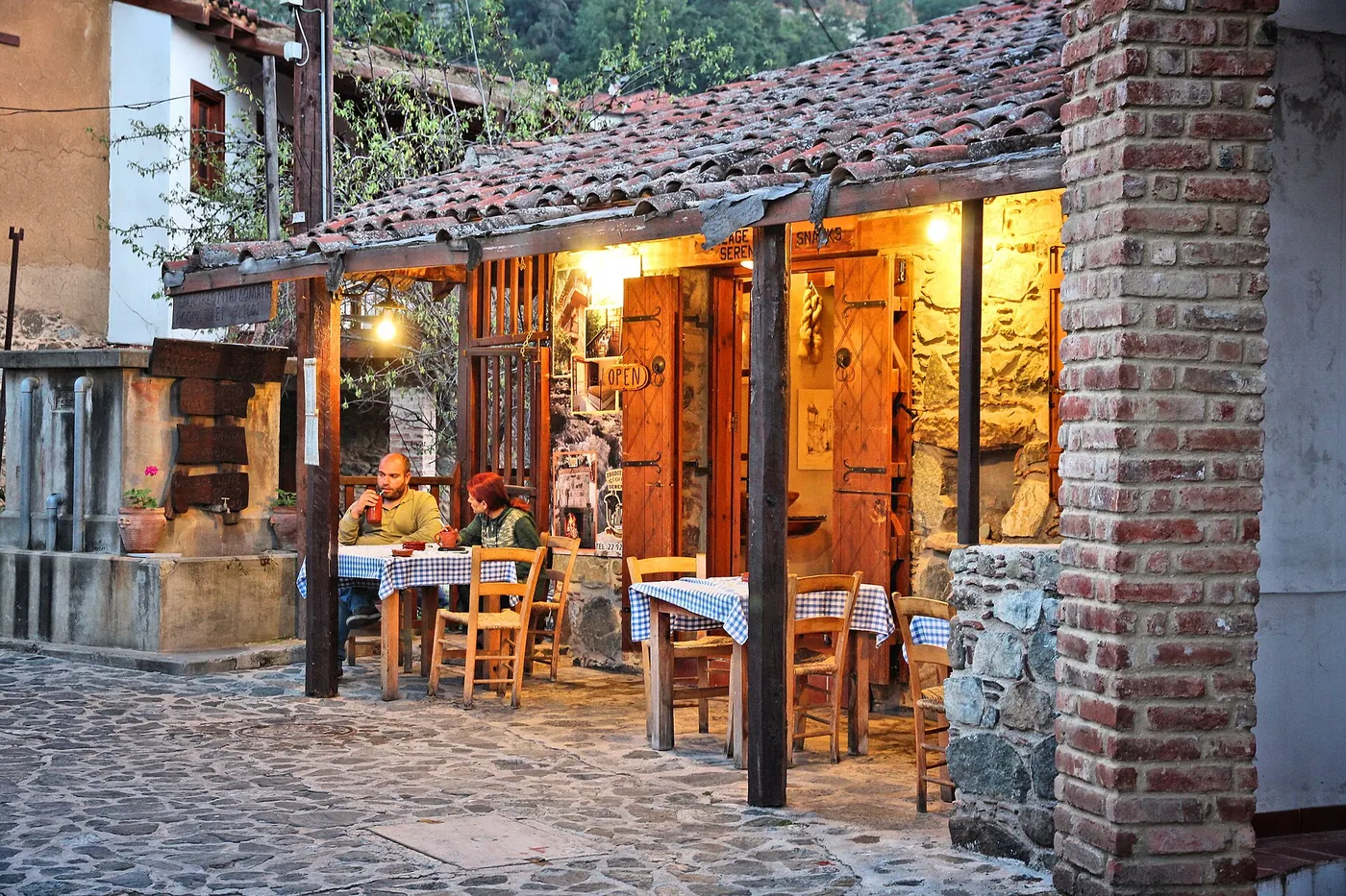 A village table